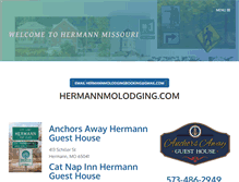 Tablet Screenshot of hermannmolodging.com